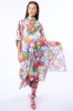 Virginia Embellished Floral Kimono sold by Aratta