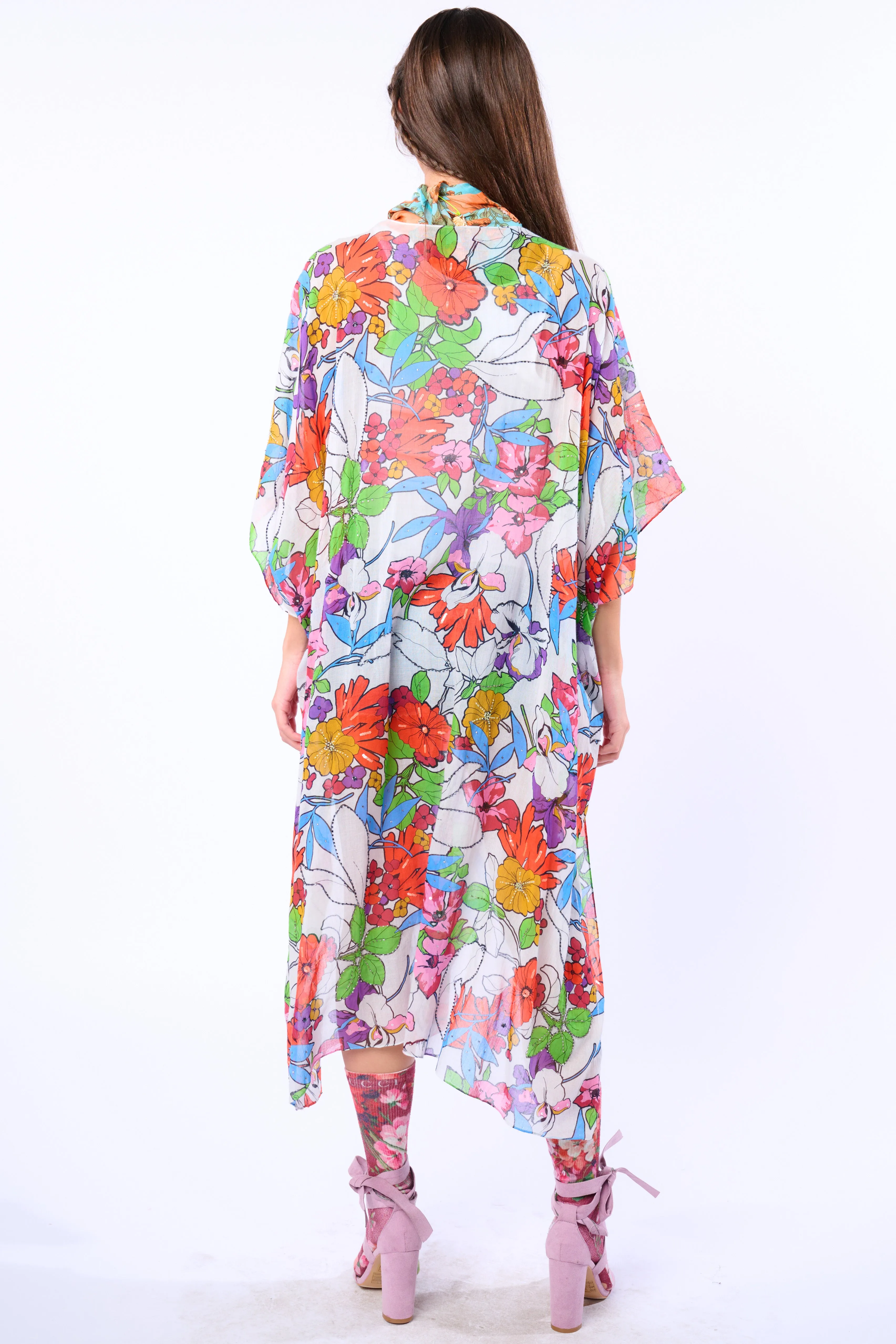 Virginia Embellished Floral Kimono sold by Aratta product image thumbnail 5