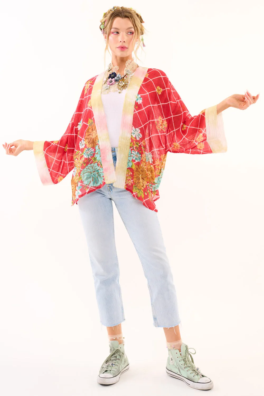 Borrocow Beauty Hand Embellished Kimono sold by Aratta product image thumbnail 5