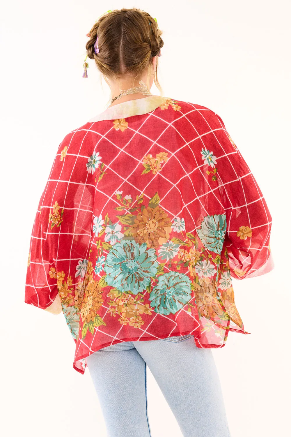 Borrocow Beauty Hand Embellished Kimono sold by Aratta product image thumbnail 3