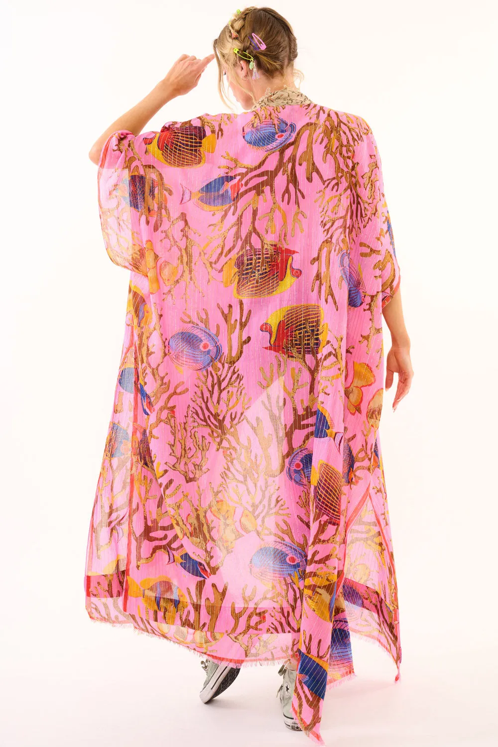 Ocean Breeze Kimono sold by Aratta product image thumbnail 3