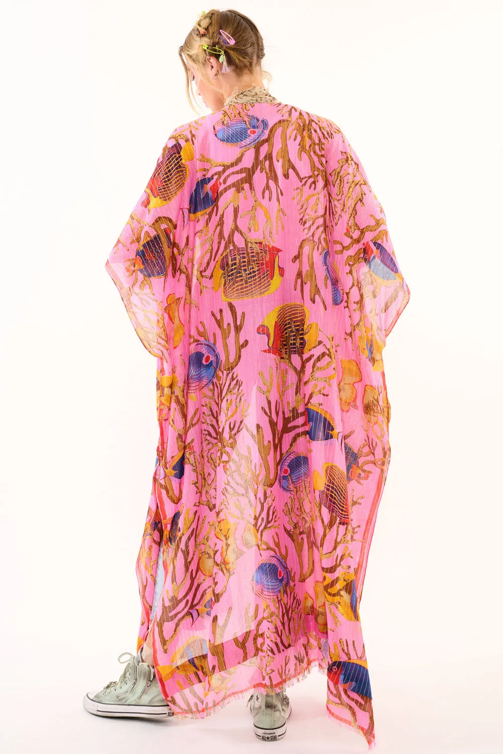 Ocean Breeze Kimono sold by Aratta product image thumbnail 4