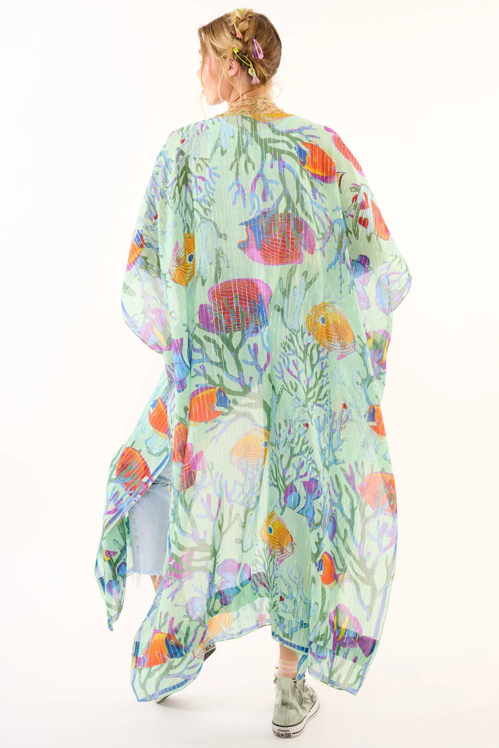 Ocean Breeze Kimono sold by Aratta product image thumbnail 3