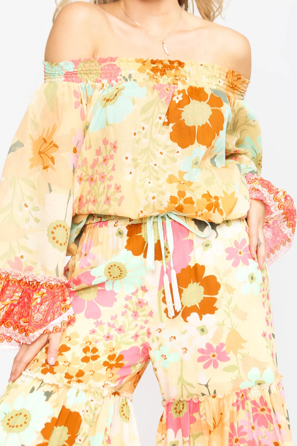 Fields of Daisies Pants sold by Aratta product image thumbnail 4