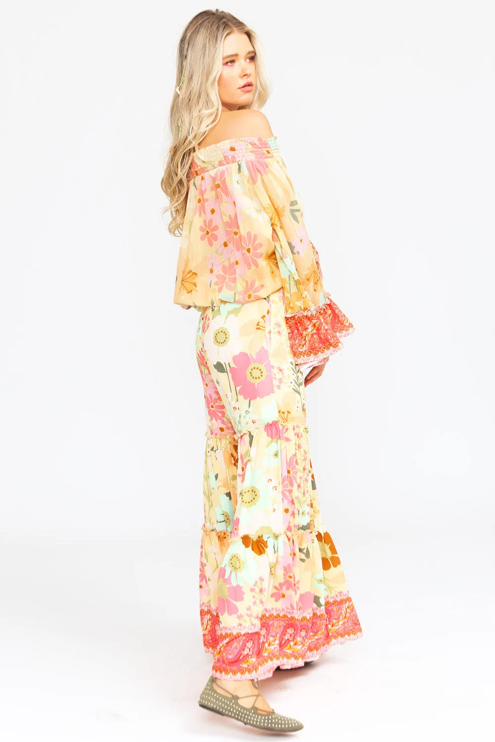 Fields of Daisies Pants sold by Aratta product image thumbnail 3