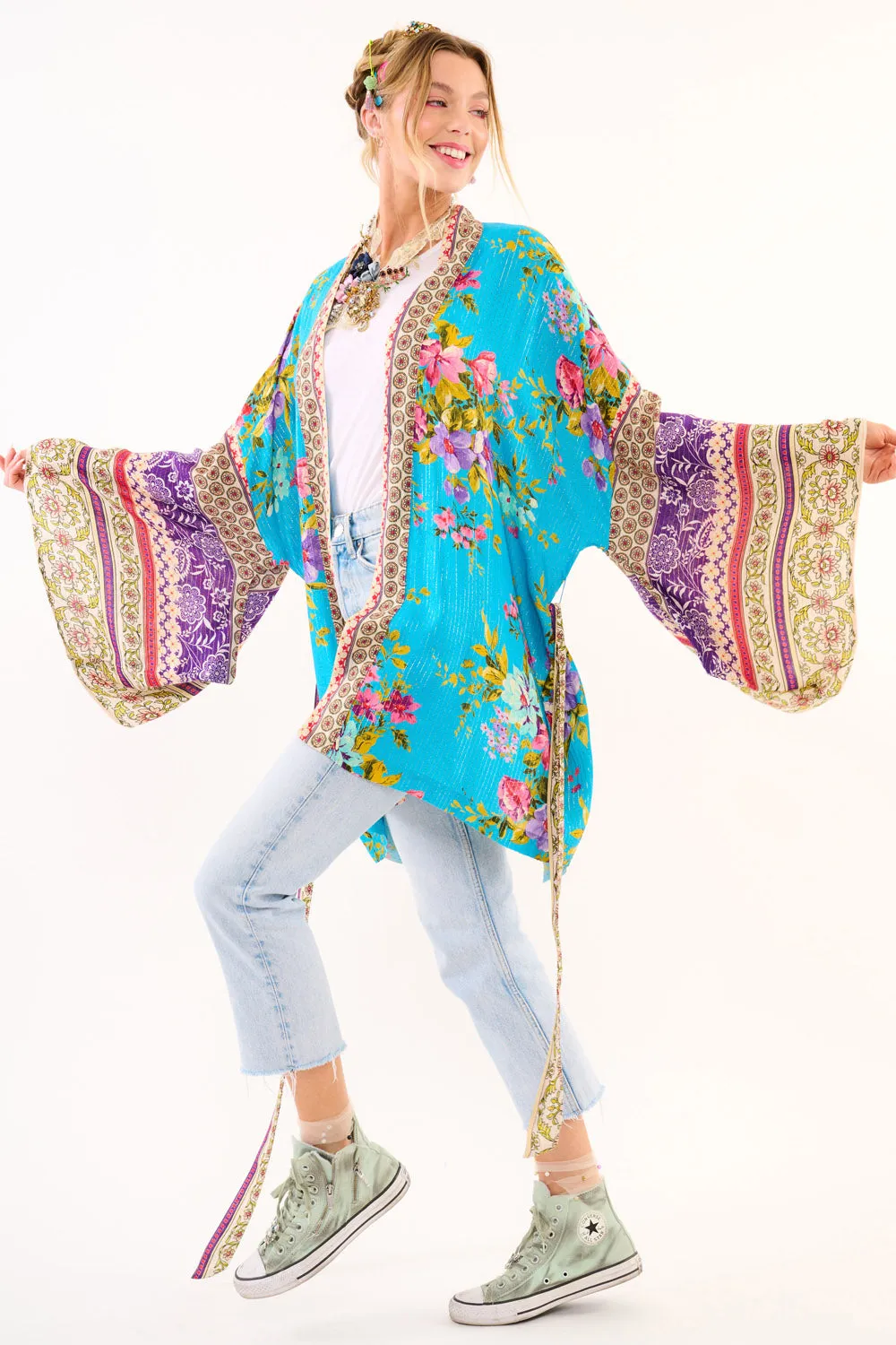 Garden of Eden Kimono sold by Aratta product image thumbnail 2