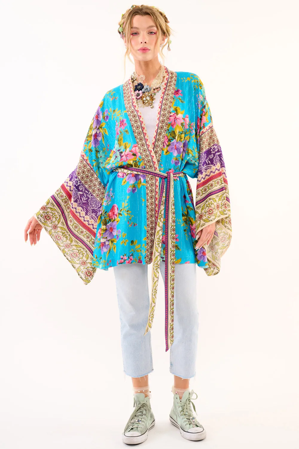 Garden of Eden Kimono sold by Aratta product image thumbnail 3