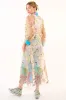 Garden of Eden Embroidered Mesh Duster sold by Aratta