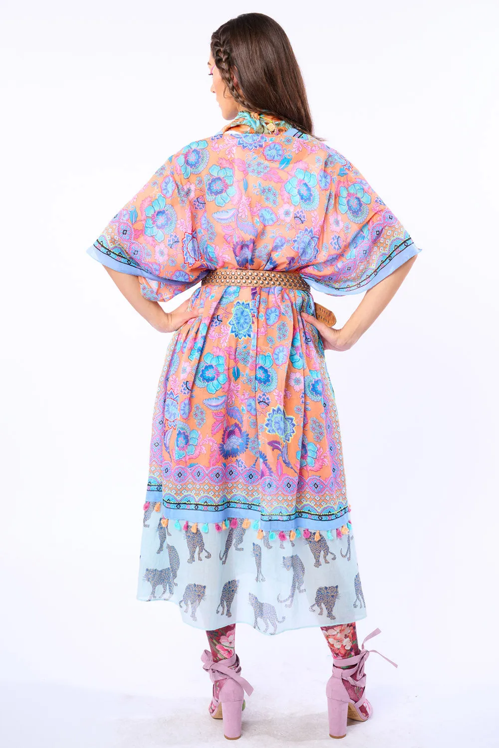 Coachella Wildness Kimono sold by Aratta product image thumbnail 4