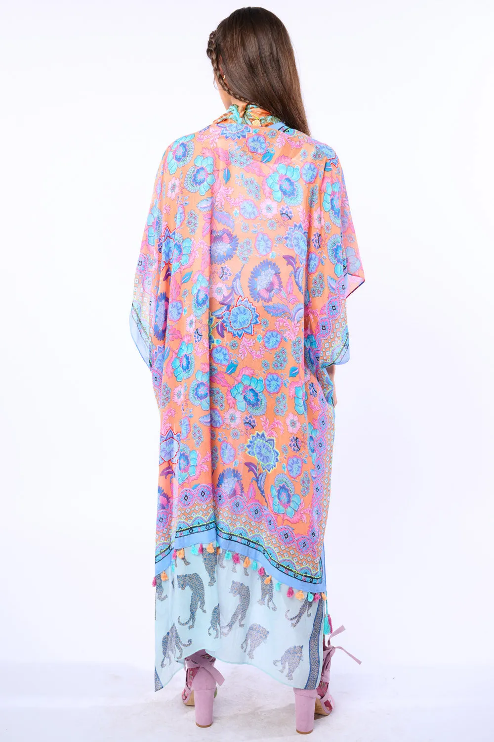 Coachella Wildness Kimono sold by Aratta product image thumbnail 2