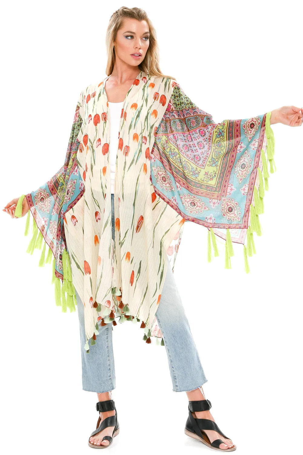 Color Story Kimono sold by Aratta product image thumbnail 2