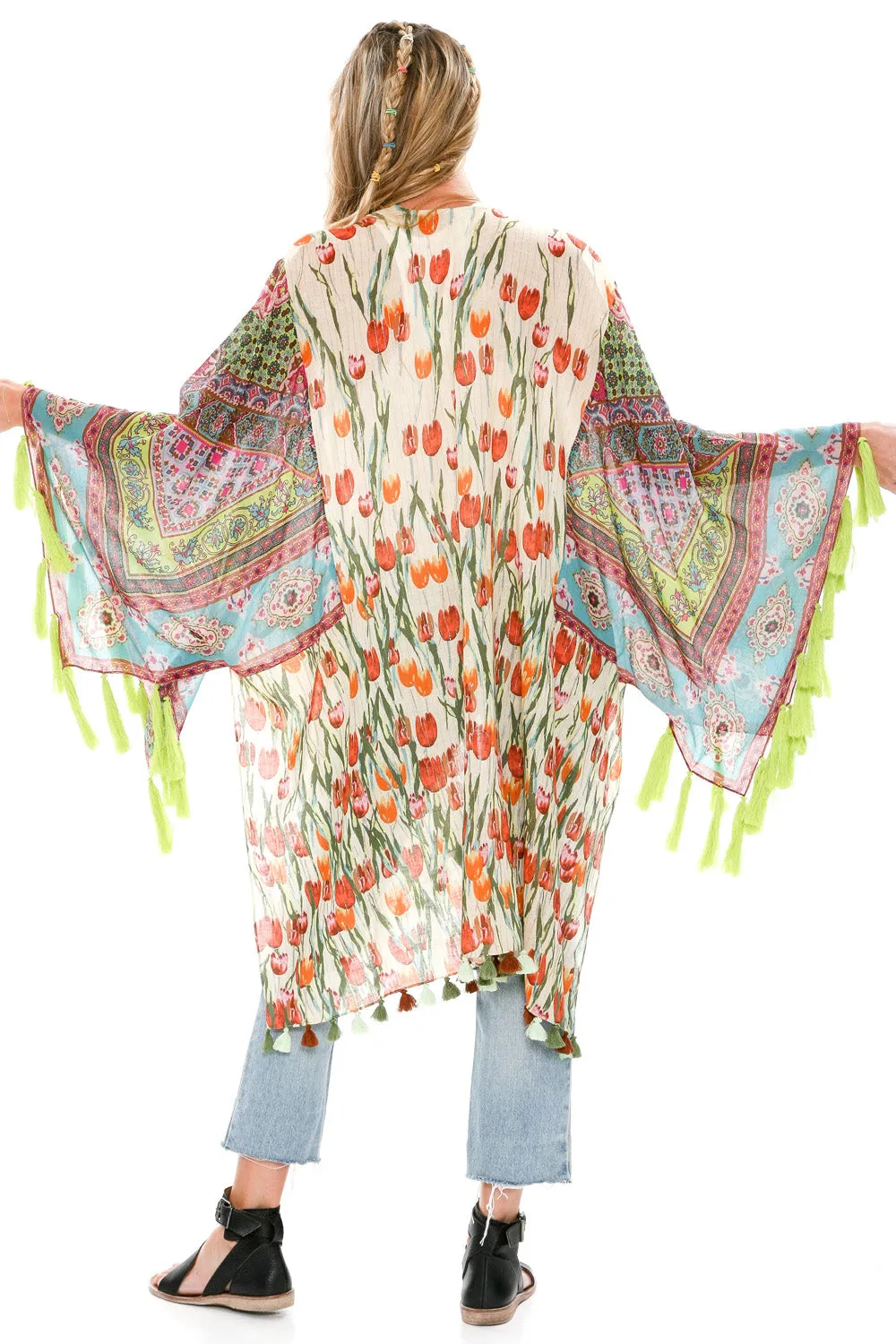 Color Story Kimono sold by Aratta product image thumbnail 4