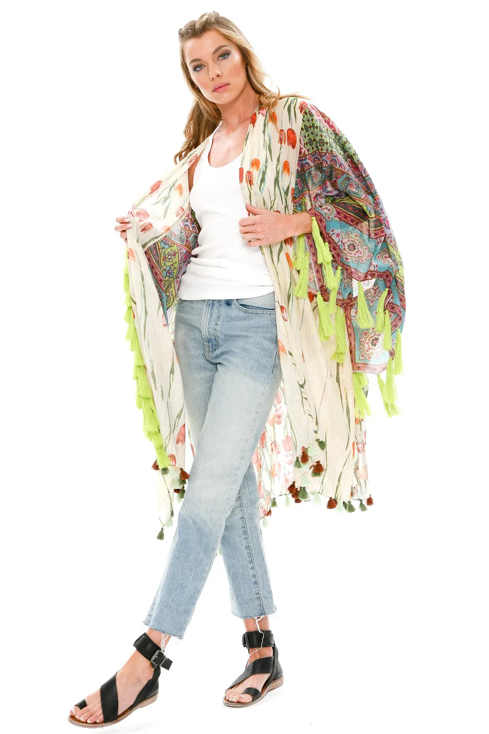 Color Story Kimono sold by Aratta product image thumbnail 5