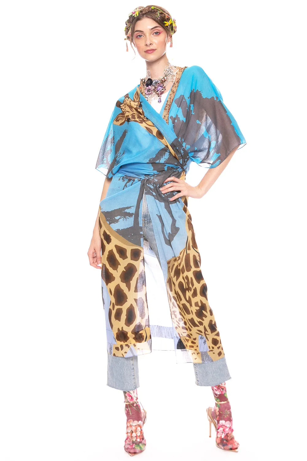 Safari Babe Kimono sold by Aratta product image thumbnail 5