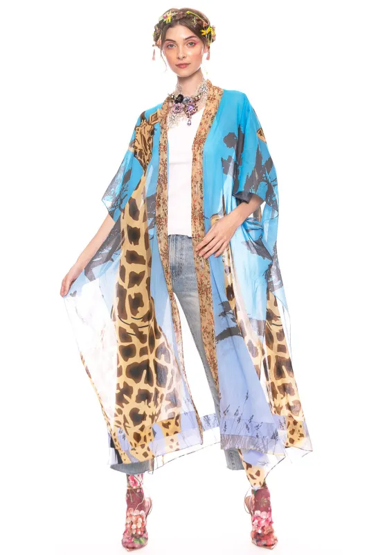Safari Babe Kimono sold by Aratta