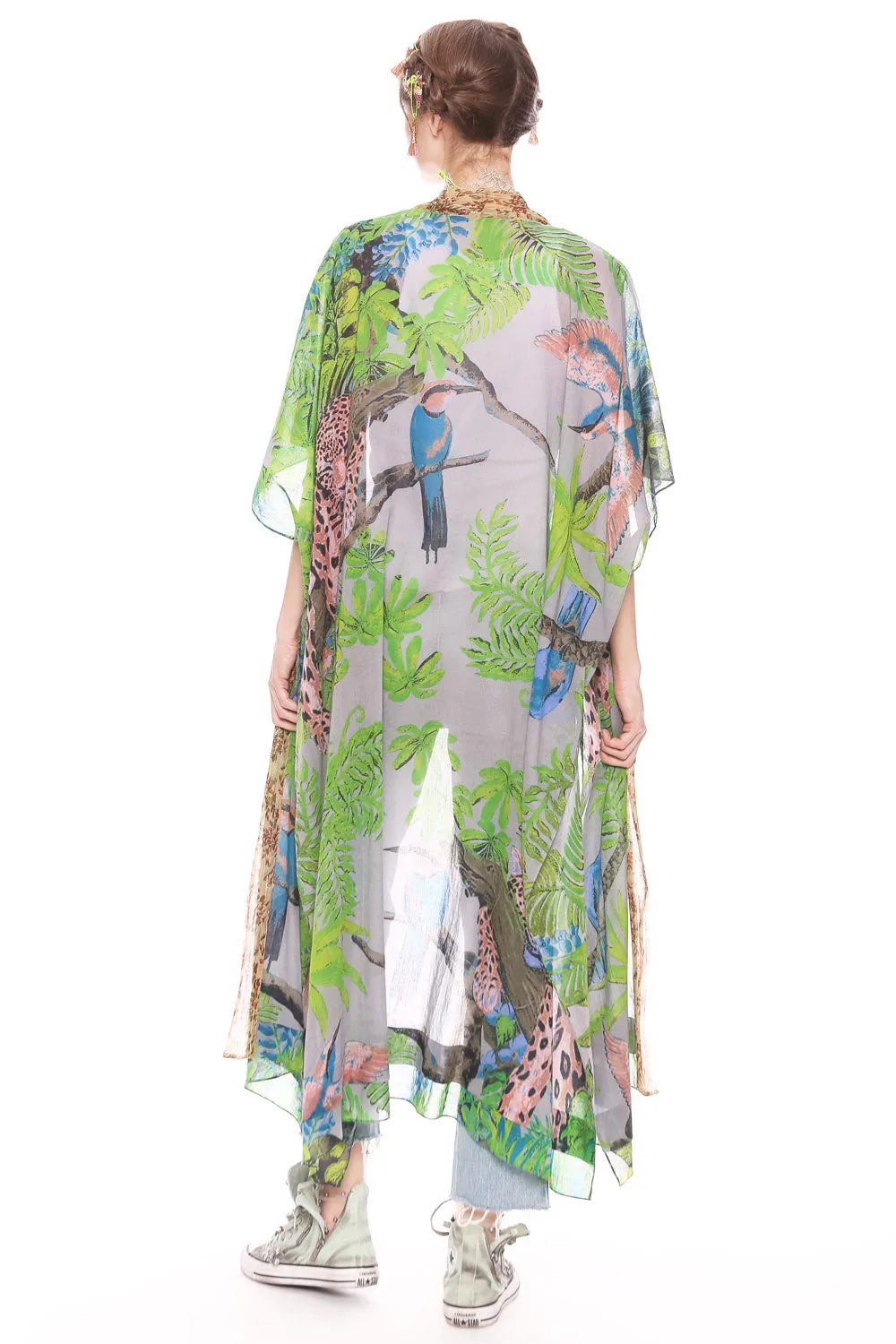 Wild Nights Maxi Kimono sold by Aratta product image thumbnail 3