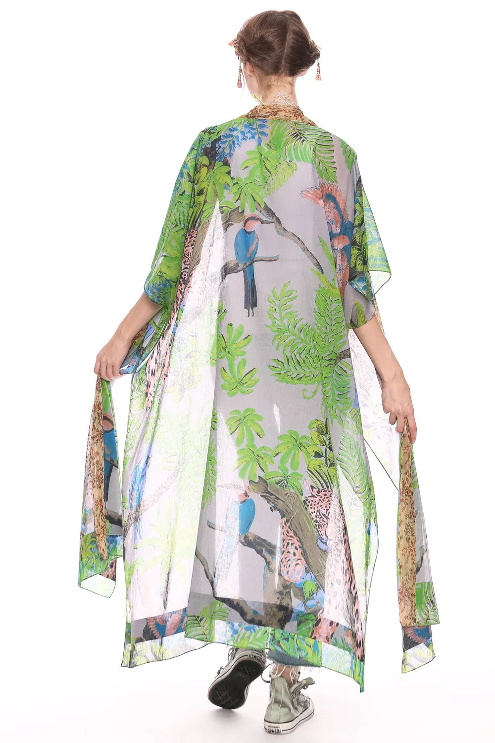 Wild Nights Maxi Kimono sold by Aratta product image thumbnail 2