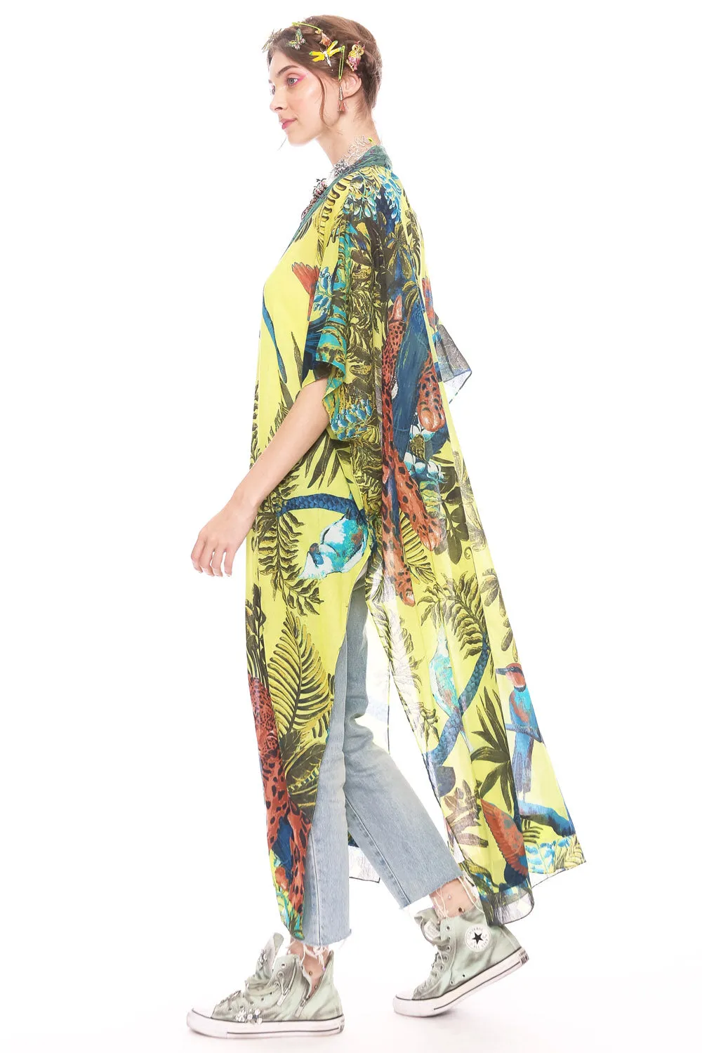 Wild Nights Maxi Kimono sold by Aratta product image thumbnail 4