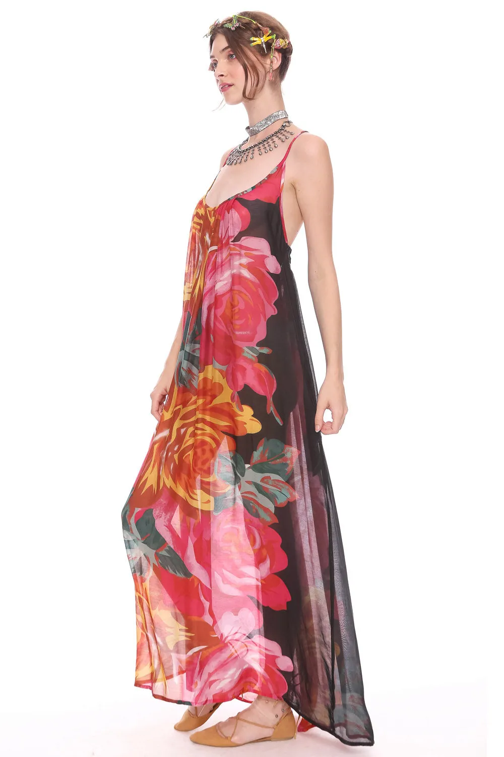 Exotic Maxi Dress sold by Aratta product image thumbnail 5