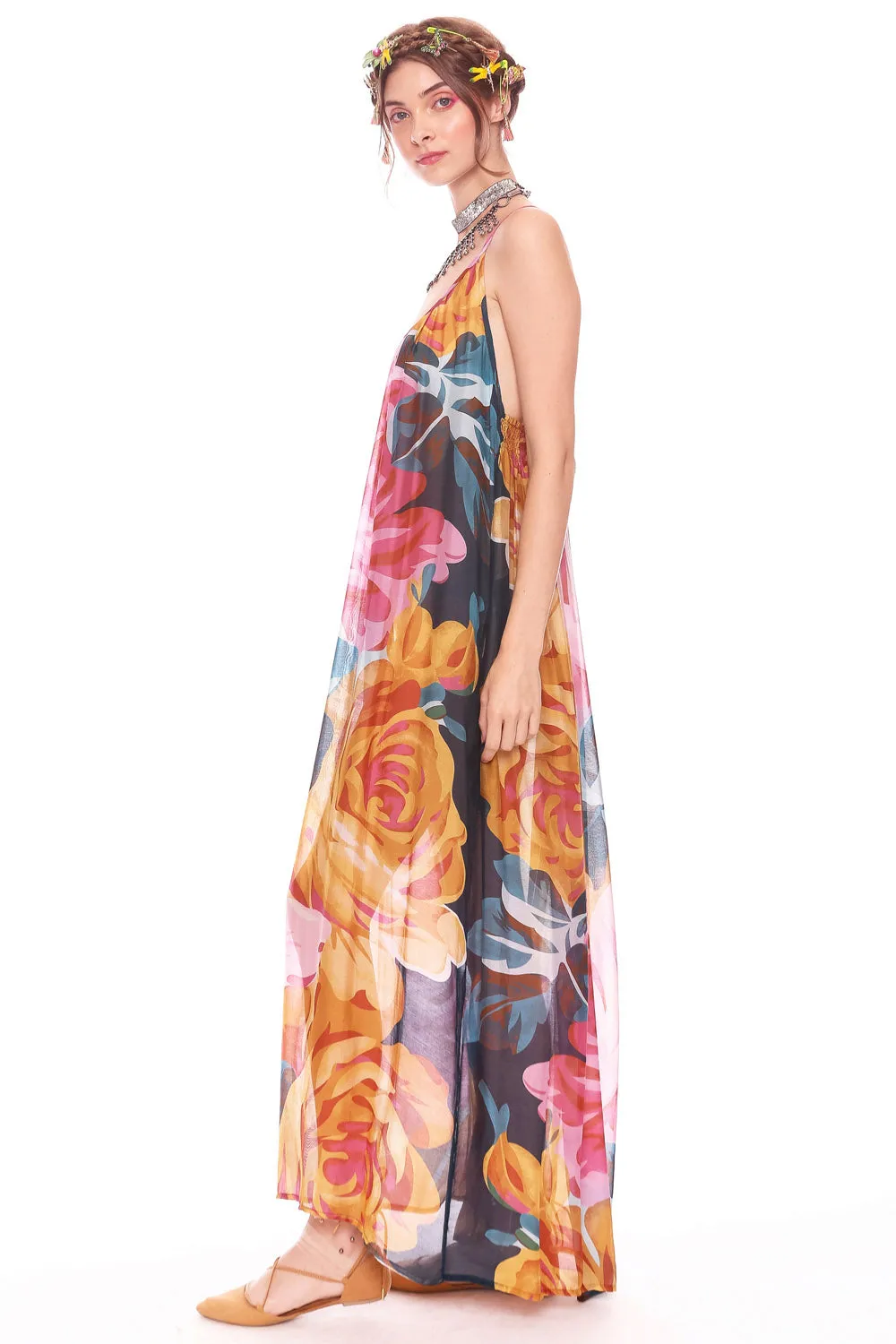Exotic Maxi Dress sold by Aratta product image thumbnail 4