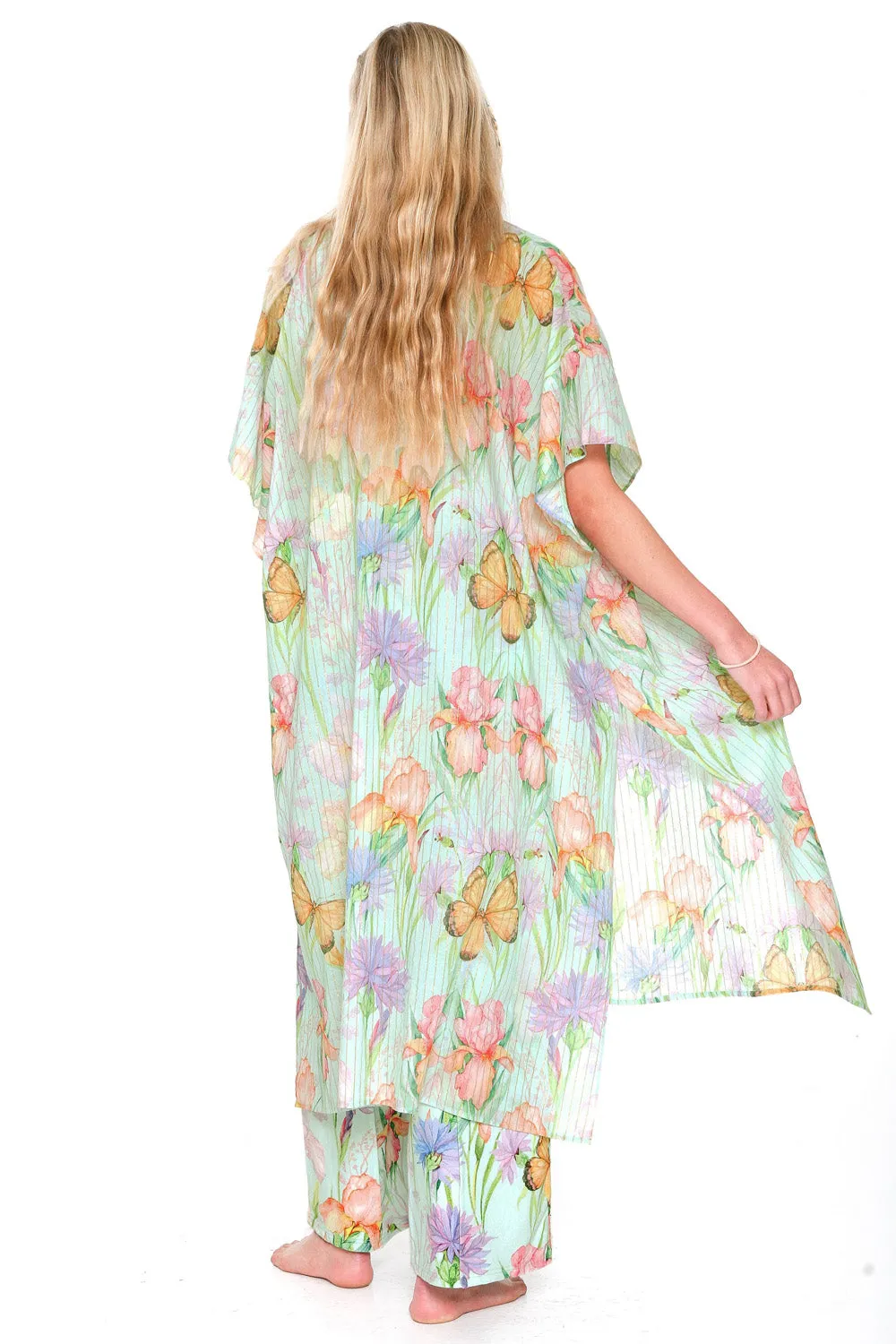 Iris Lurex Kimono sold by Aratta product image thumbnail 3