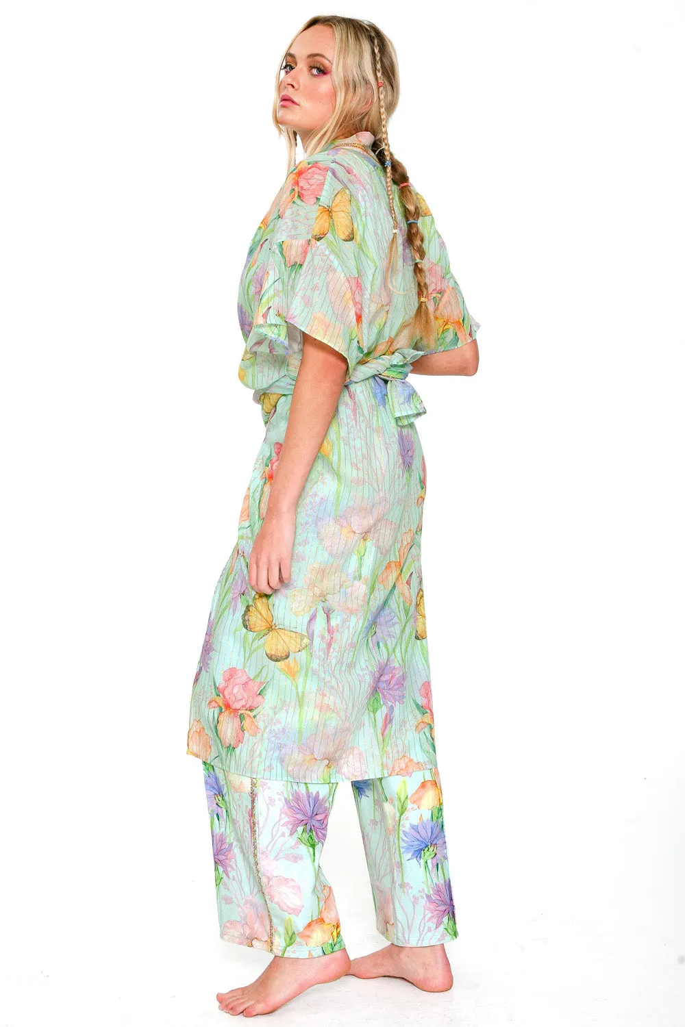 Iris Lurex Kimono sold by Aratta product image thumbnail 4