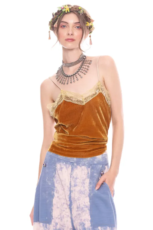 Velvet Dreams Cami (Beaded Trim) sold by Aratta