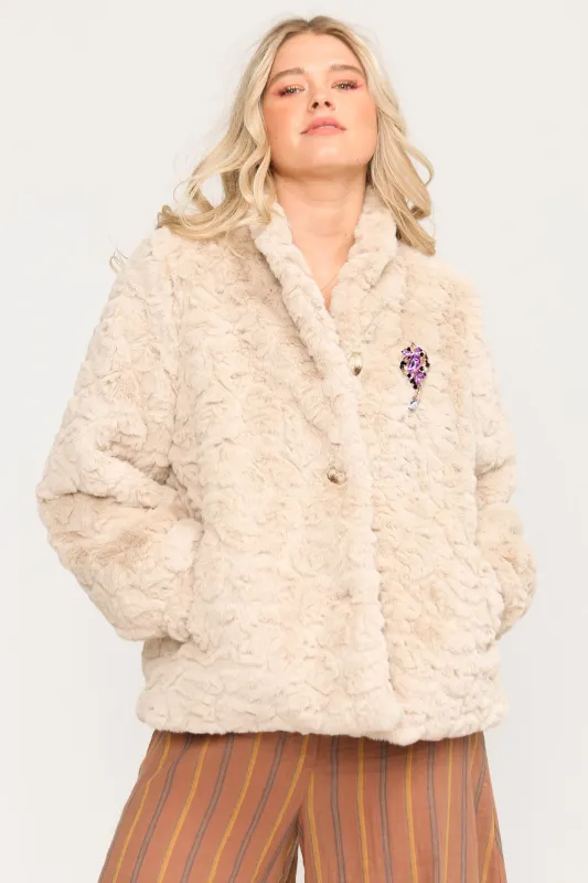 Lezly Fur Jacket sold by Aratta