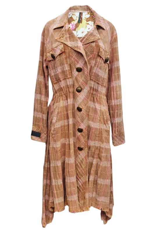 Ruffian Trench Coat sold by Aratta