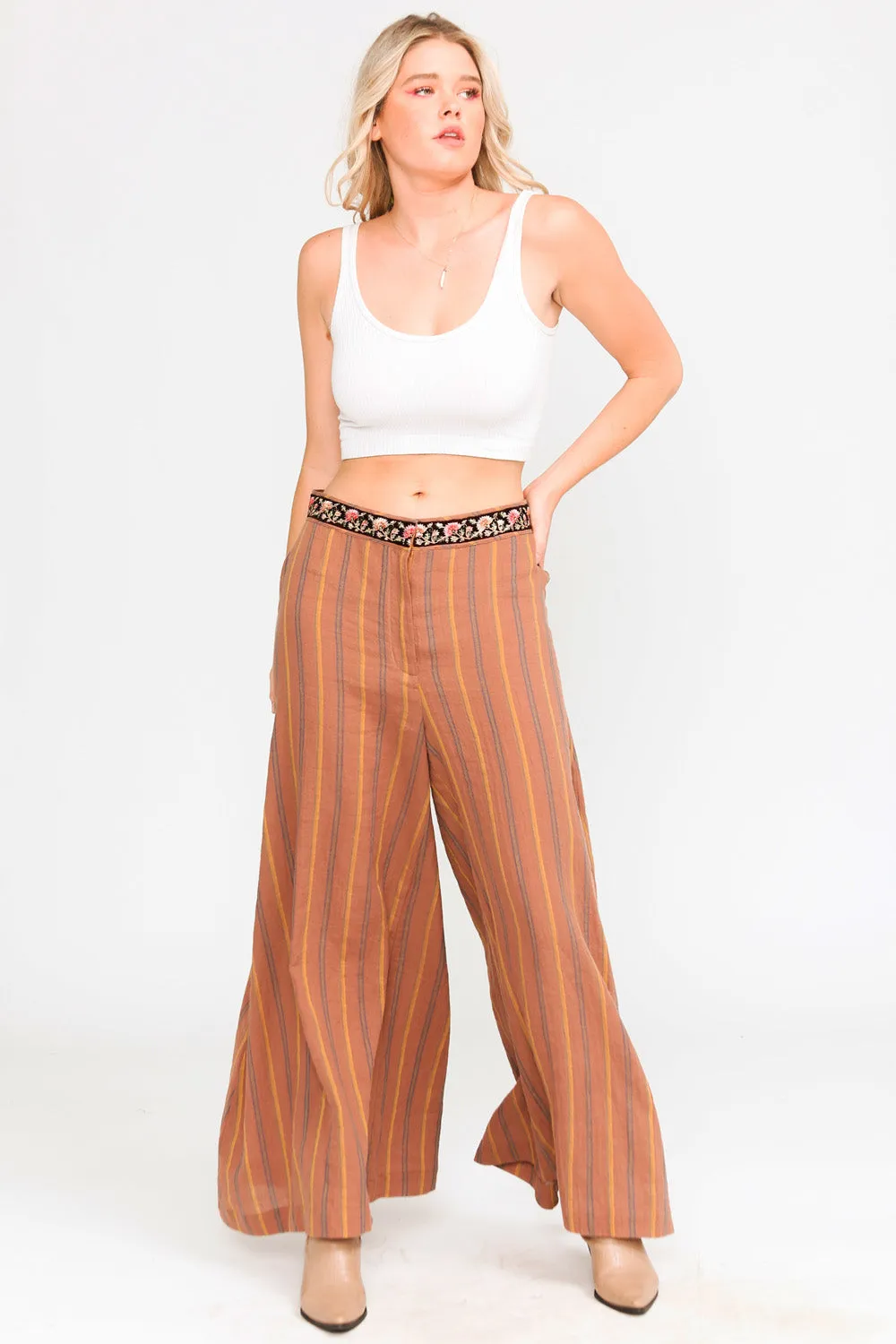 Mariah Stripe Pants sold by Aratta