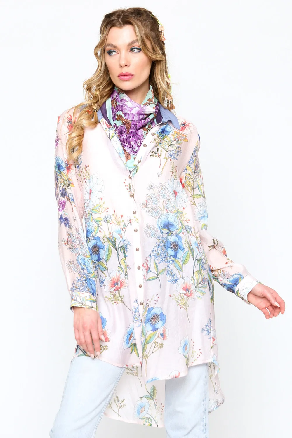 Pretty Girl Shirt-Dress sold by Aratta product image thumbnail 2