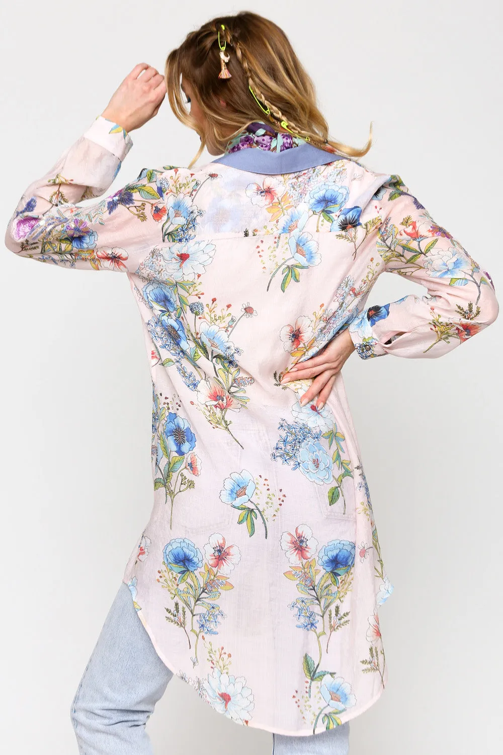 Pretty Girl Shirt-Dress sold by Aratta product image thumbnail 5