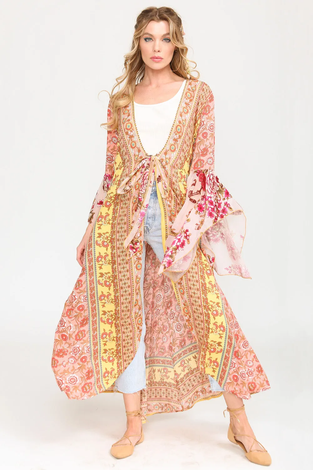 Roses Kimono sold by Aratta product image thumbnail 2