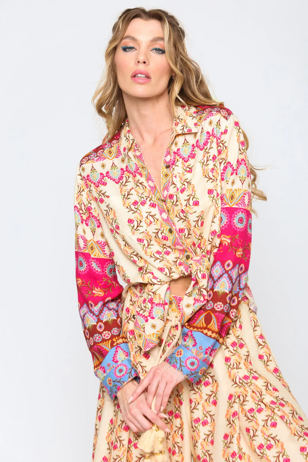 Peacock Paradise Shirt sold by Aratta product image thumbnail 4