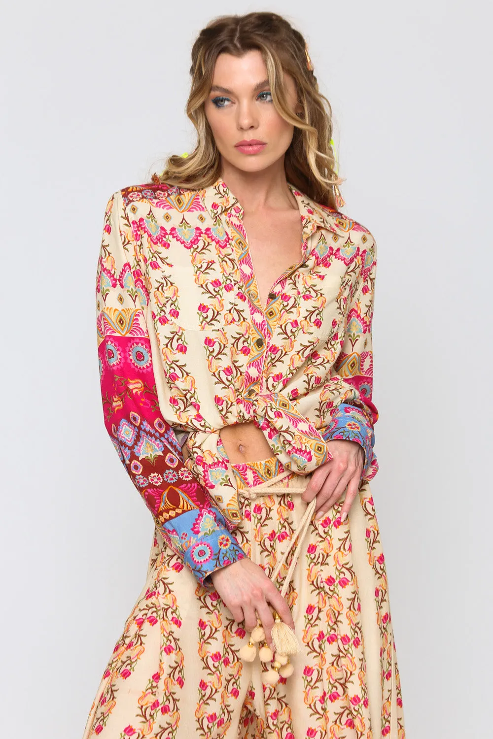 Peacock Paradise Shirt sold by Aratta product image thumbnail 5