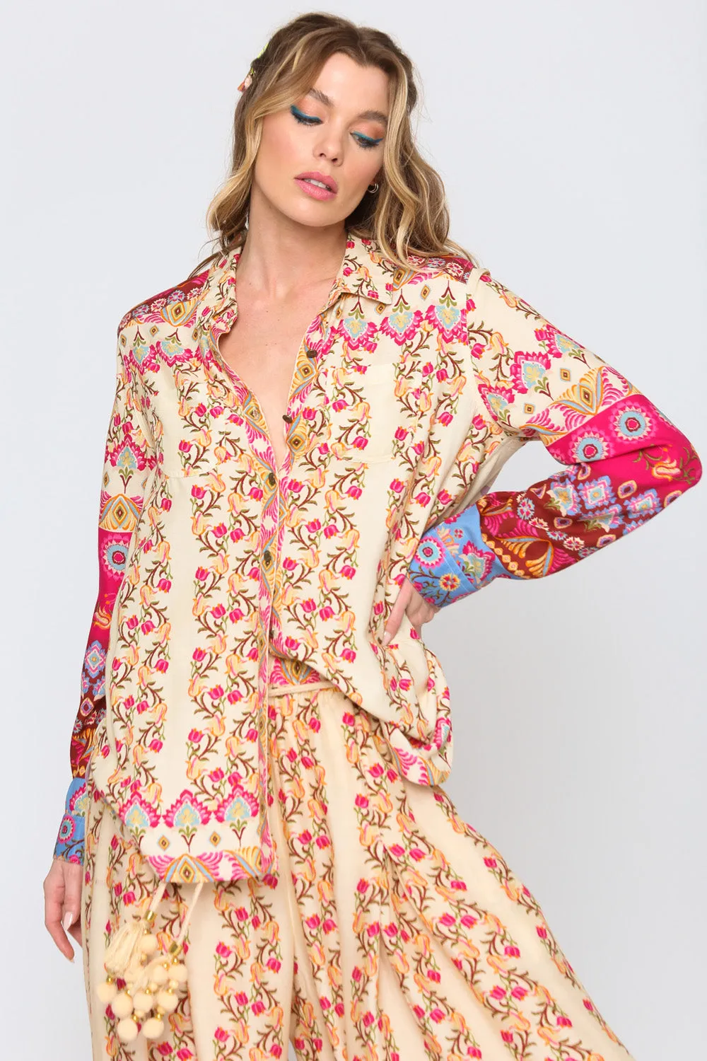 Peacock Paradise Shirt sold by Aratta product image thumbnail 2