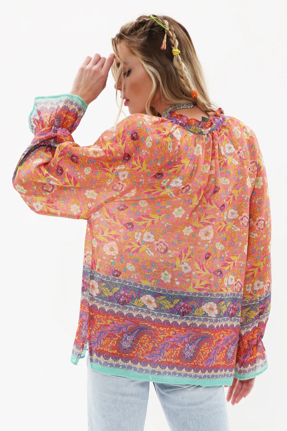 Watercolor Dreams Blouse sold by Aratta product image thumbnail 2