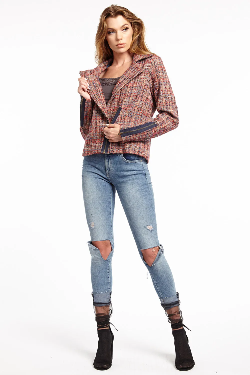 Gabriella Boucle Jacket sold by Aratta product image thumbnail 3