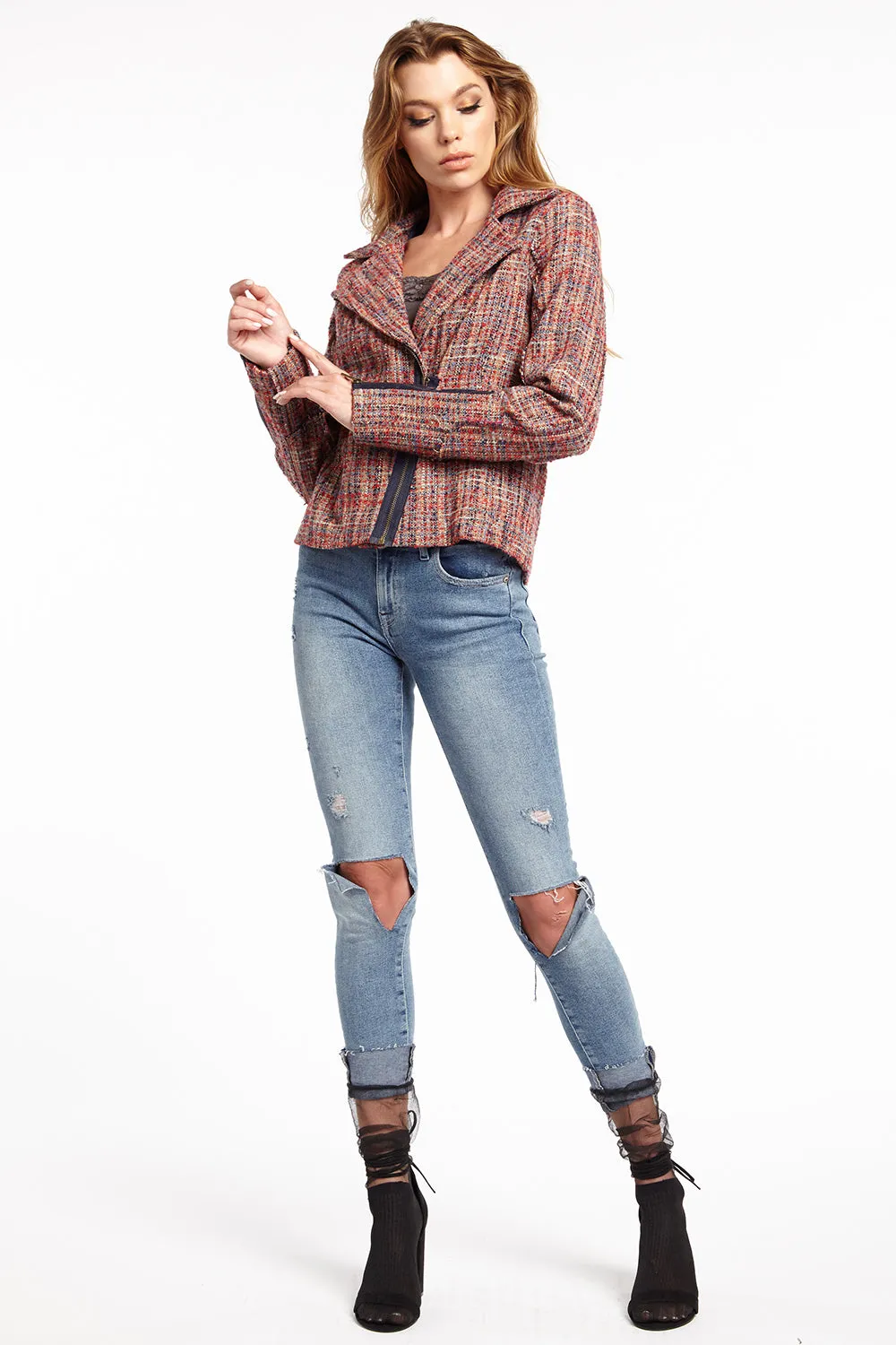 Gabriella Boucle Jacket sold by Aratta product image thumbnail 5