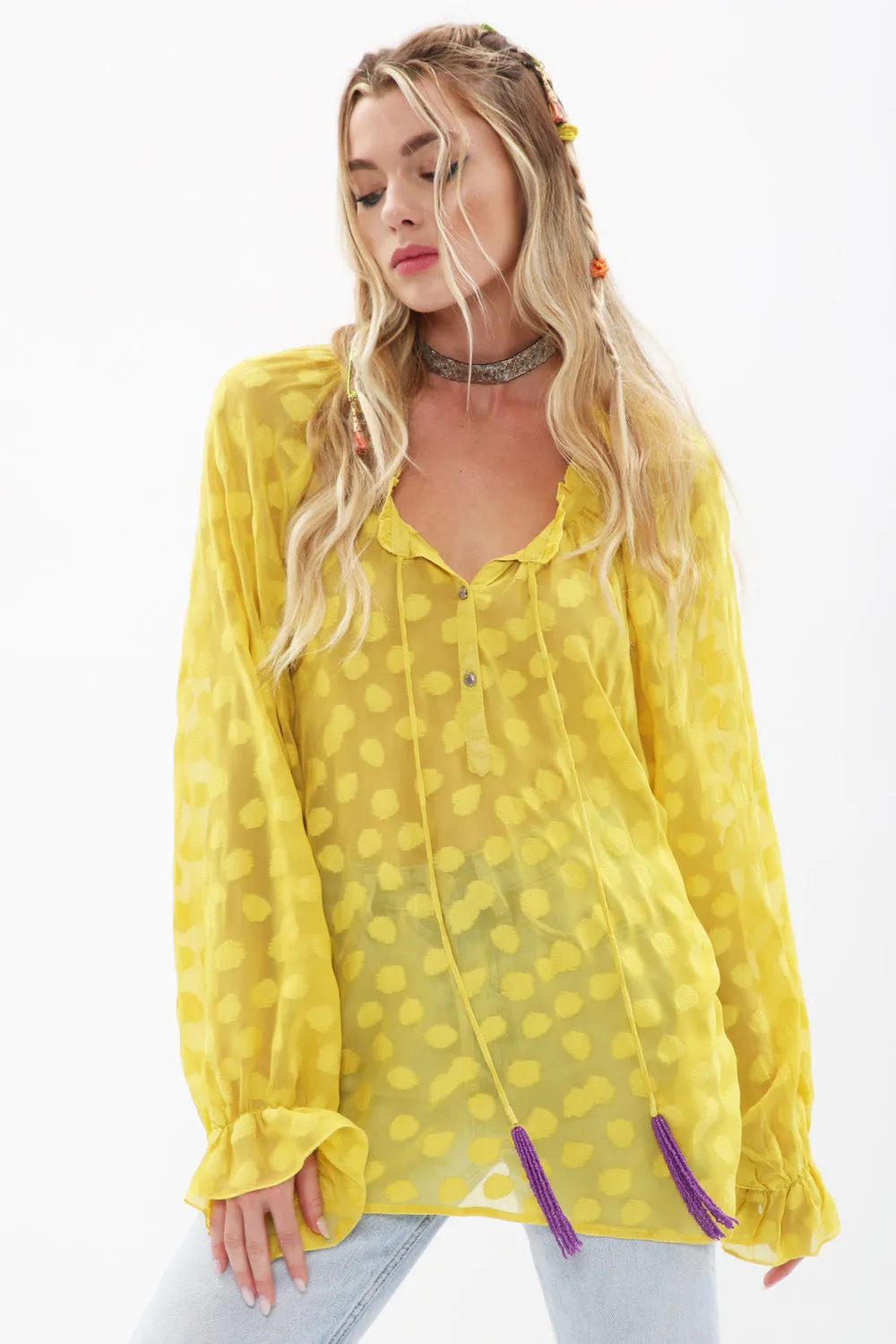 Mabel Blouse sold by Aratta