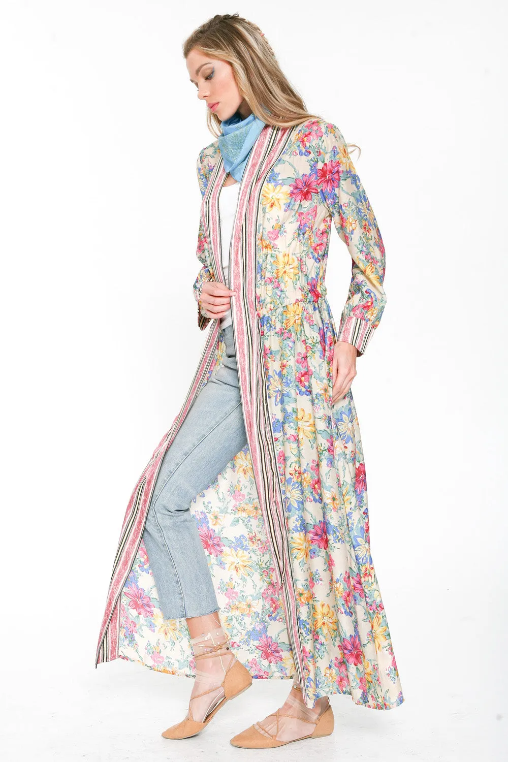 I Will Meet You at Maxi Nonclosure Duster sold by Aratta product image thumbnail 4