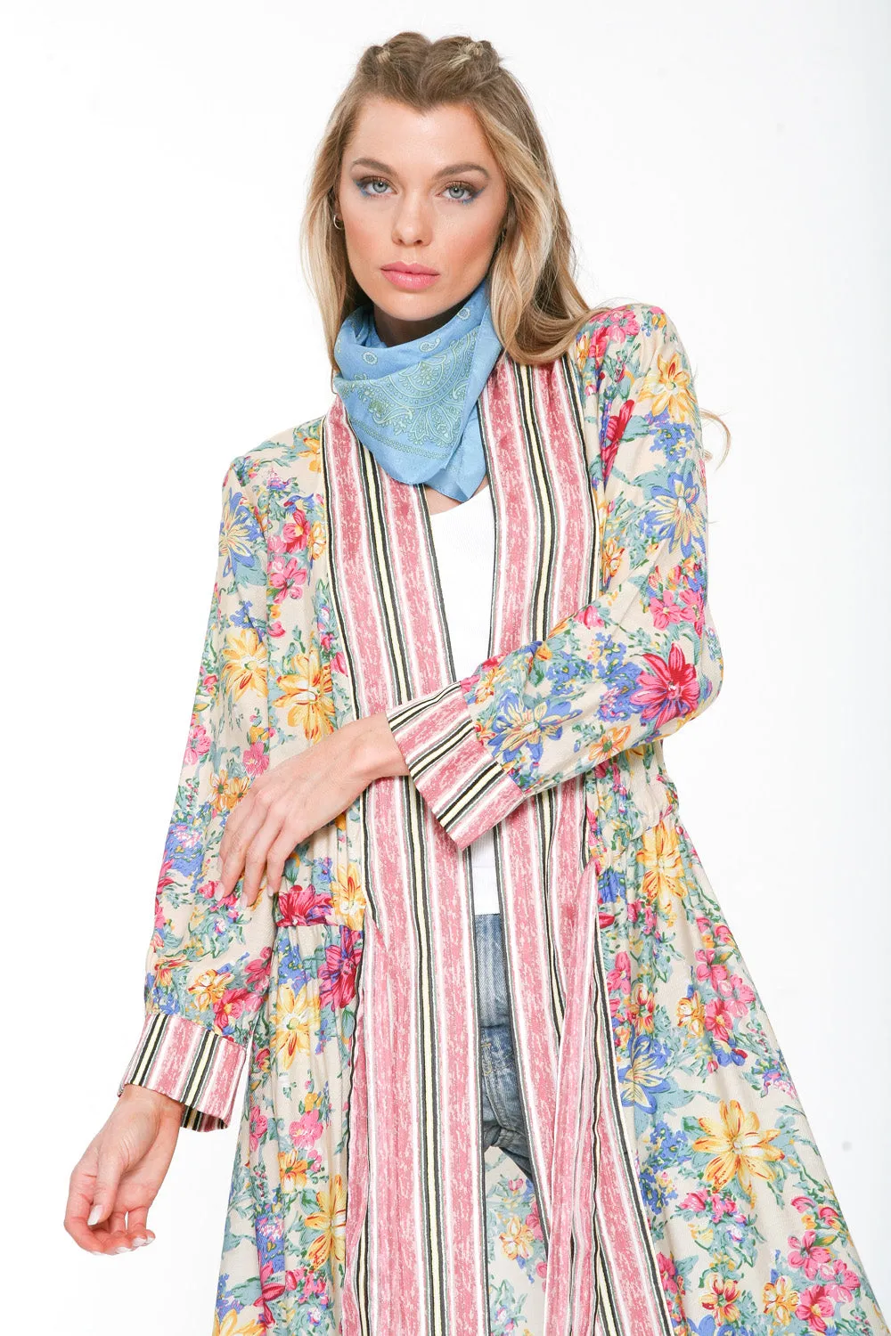 I Will Meet You at Maxi Nonclosure Duster sold by Aratta product image thumbnail 5