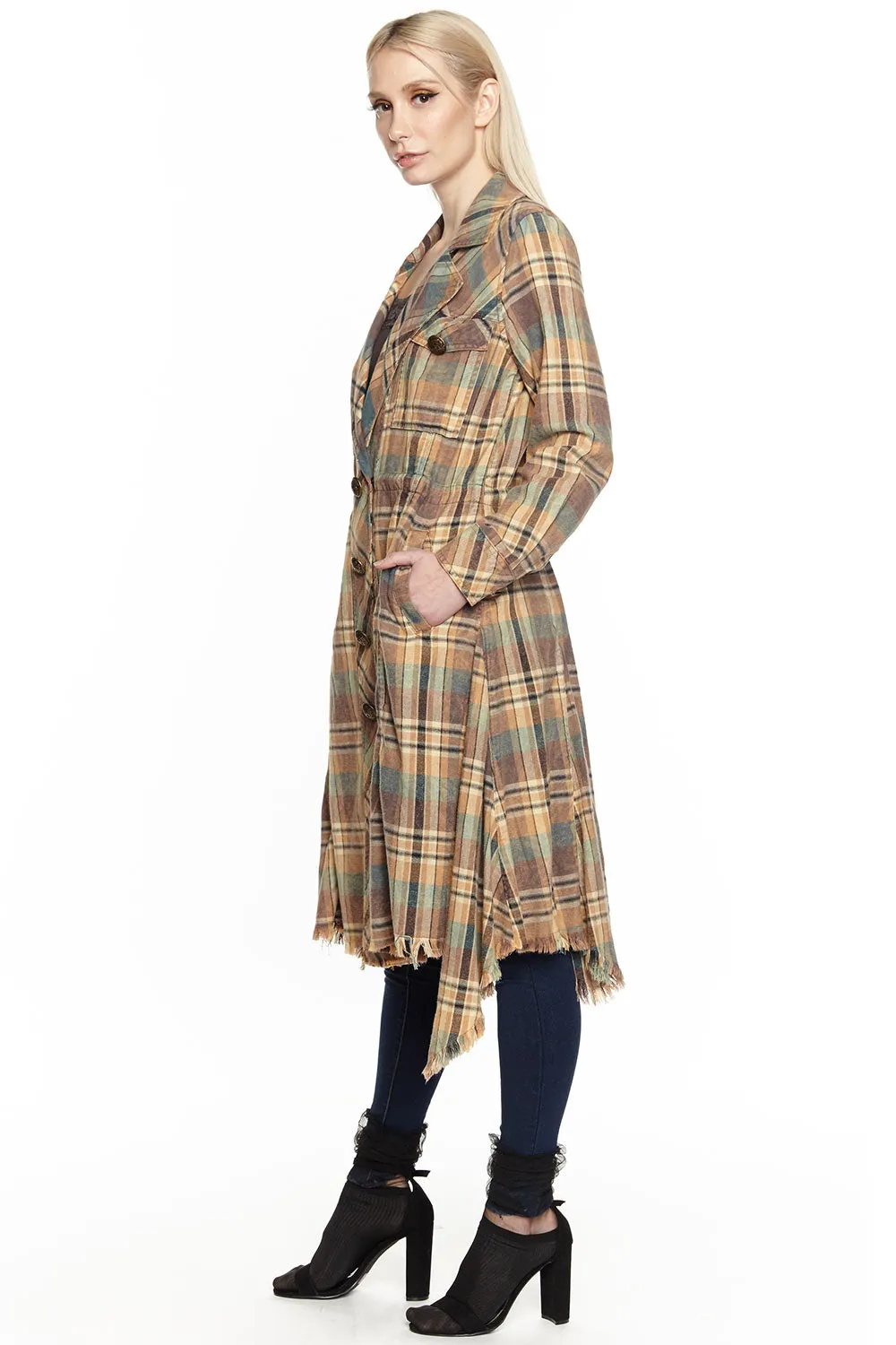 Ruffian Trench Coat sold by Aratta product image thumbnail 4