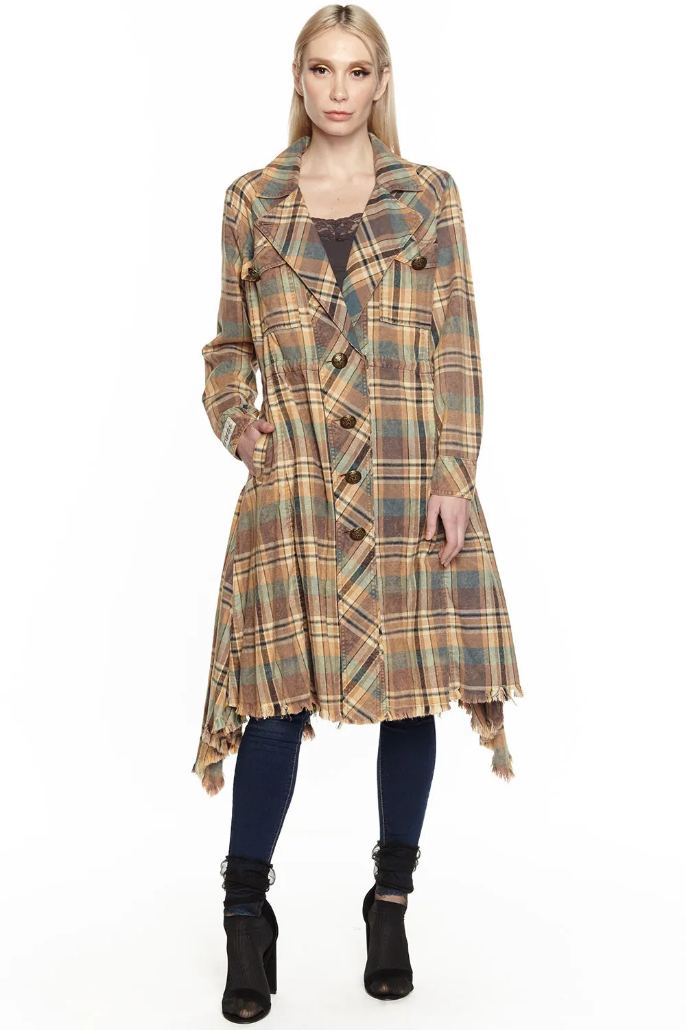 Ruffian Trench Coat sold by Aratta product image thumbnail 2