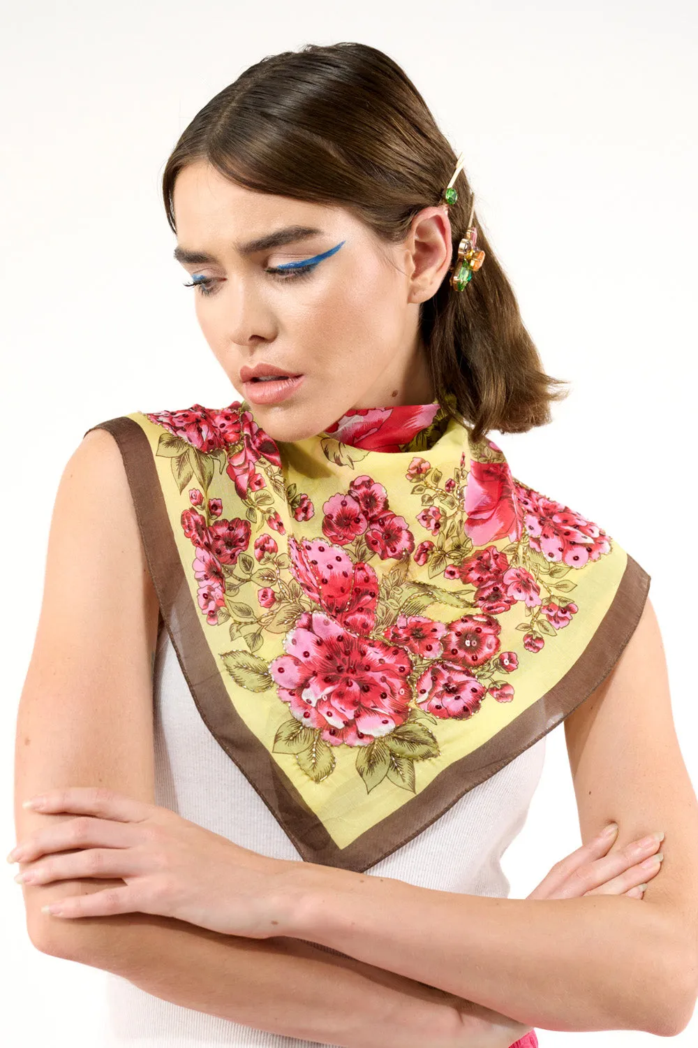 Beauty Embellished Bandana sold by Aratta product image thumbnail 5