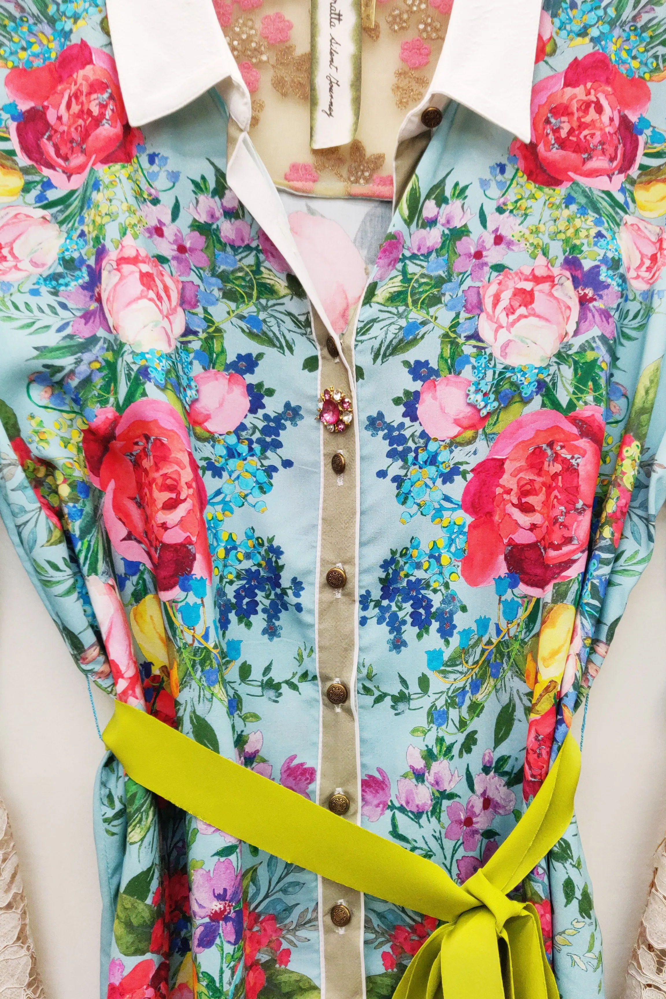 Roma Lace Touch Shirt sold by Aratta product image thumbnail 2