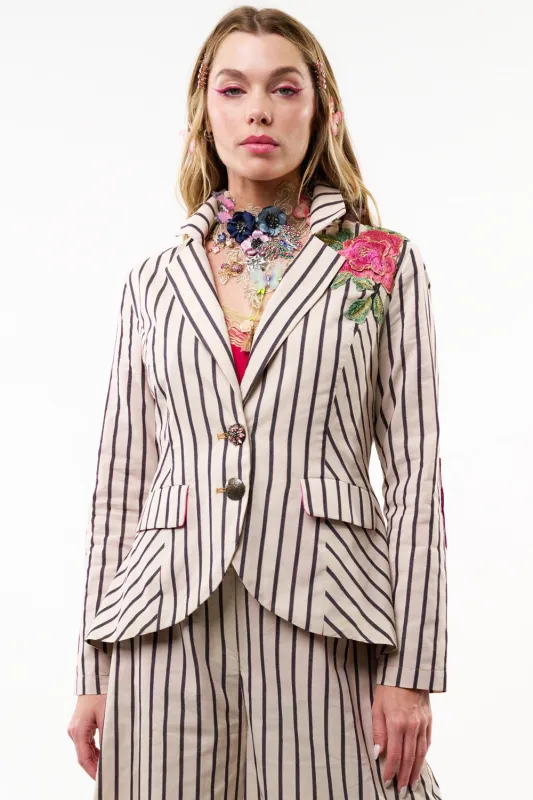 Derby Princess Stripe Blazer sold by Aratta