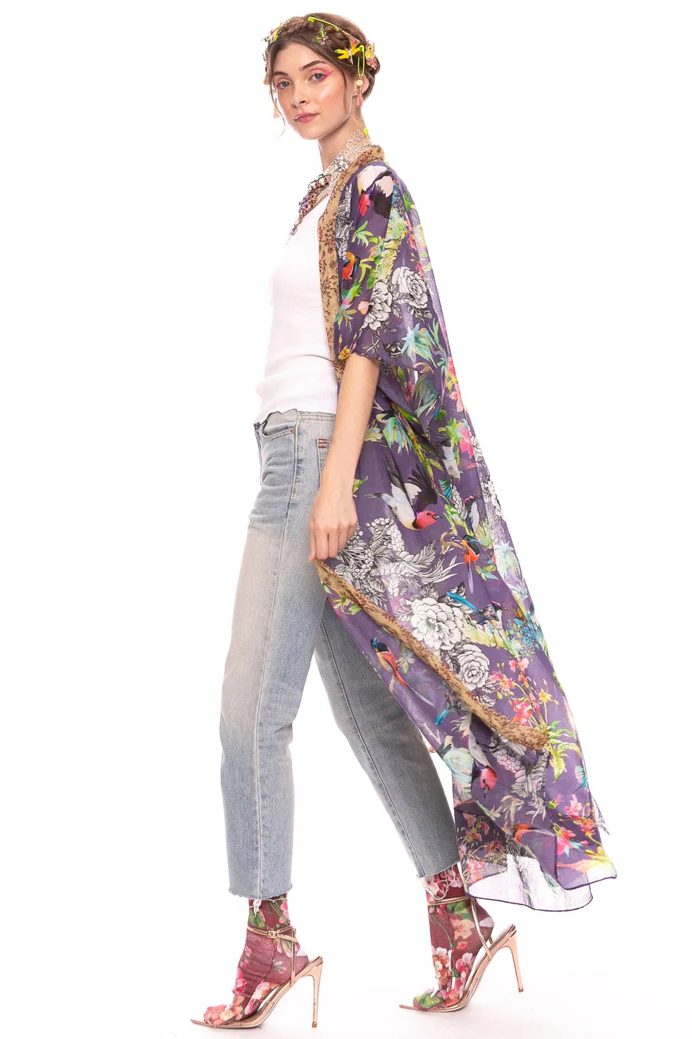 Dreaming of Paradise Kimono sold by Aratta product image thumbnail 3