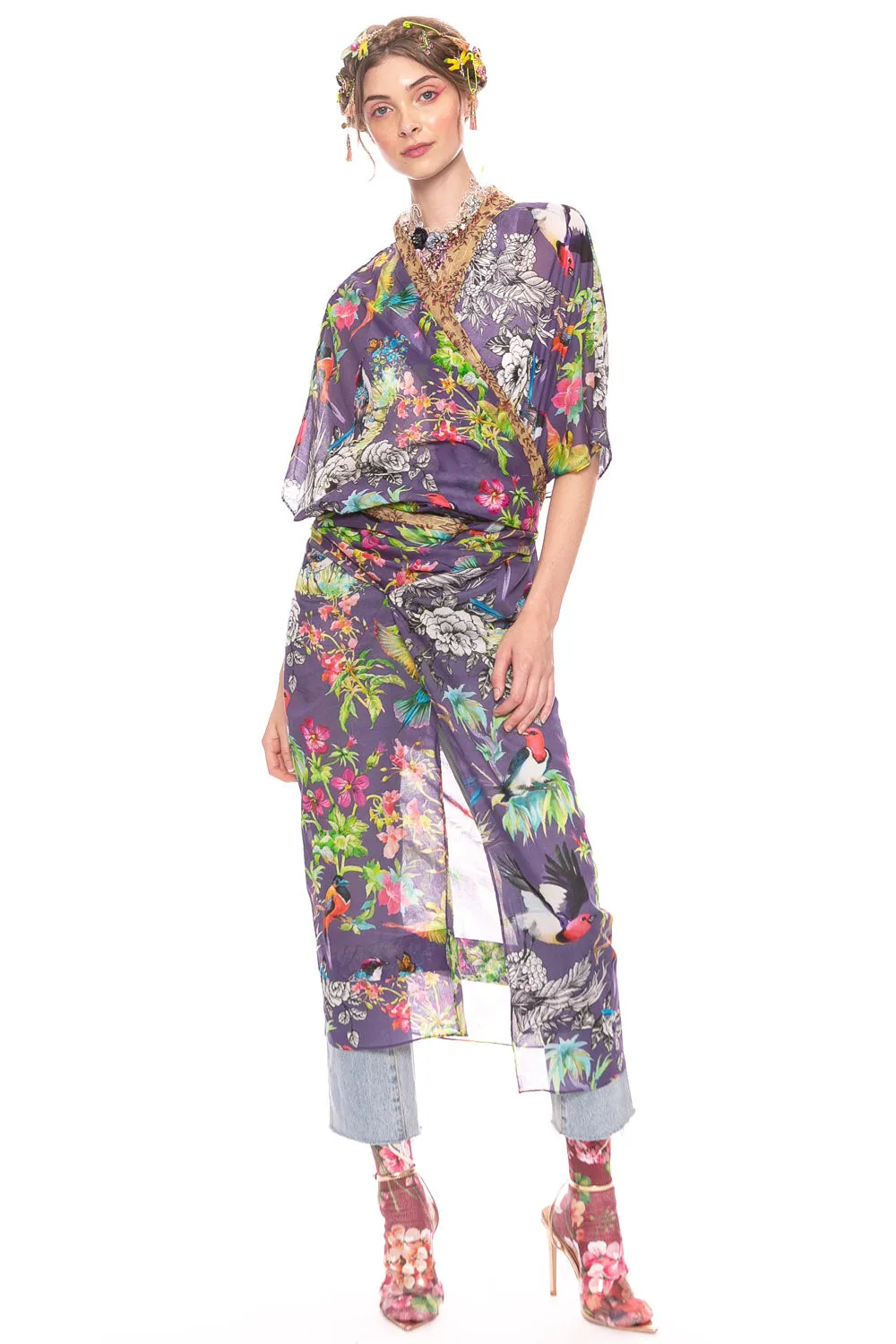 Dreaming of Paradise Kimono sold by Aratta product image thumbnail 5
