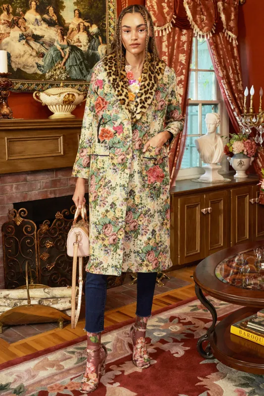 Remember The Time Jacquard Coat sold by Aratta